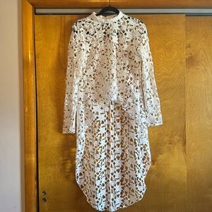 Pretty Garden White Lace Layering Piece from Amazon